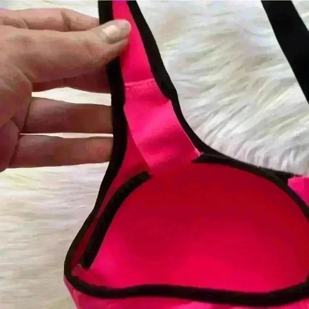 Victoria's Secret Sport VSX Underwire Front Zip Sports Bra 32C - Picture 7 of 8